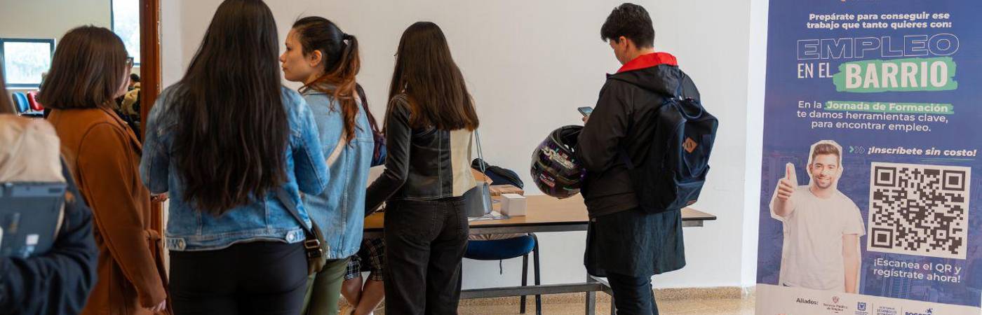 Esta iniciativa ha tenido gran acogida en Bogotá, son muchas las personas que se han conectado con empleos reales. / FOTO: MAGNETO