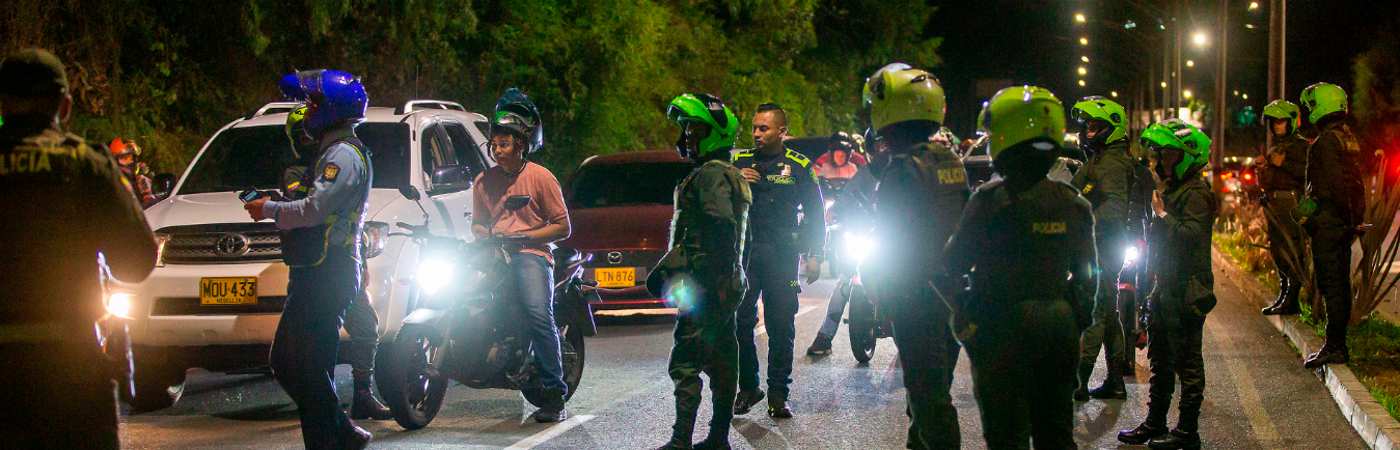 Controles de movilidad en Medellín. /FOTO: ARCHIVO 