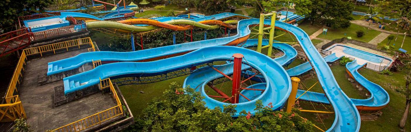 Toboganes del Parque de las Aguas. FOTO: ARCHIVO - CARLOS ALBERTO VELÁSQUEZ