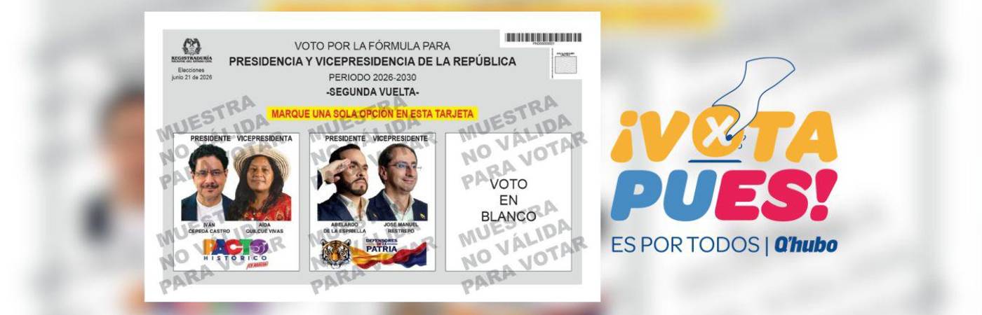 Recuerde que, de no marcar su voto correctamente, este sería anulado. FOTO: REGISTRADURÍA