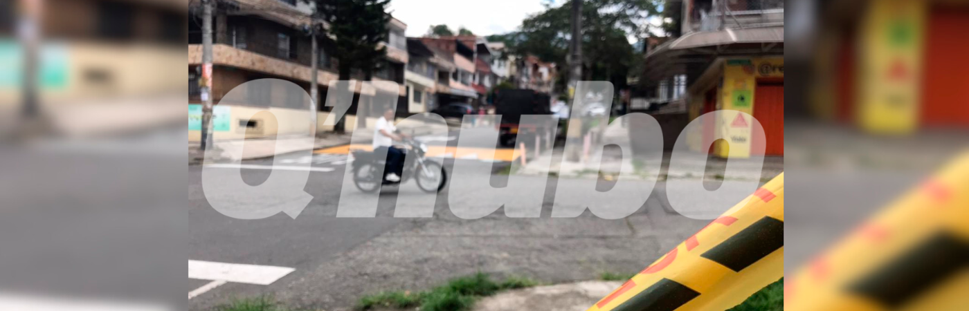 En este lugar cayó muerto el presunto ladrón. /FOTO: LAURA ROSA JIMÉNEZ VALENCIA