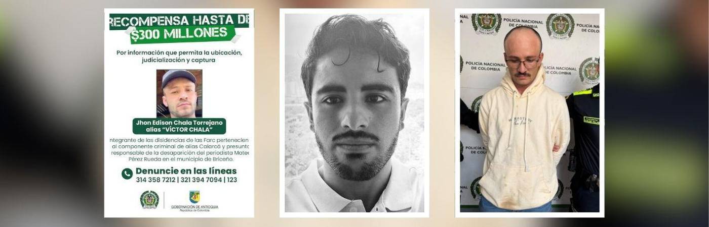 Fiscalía imputó a Víctor Chalá por asesinato de periodista Mateo Pérez