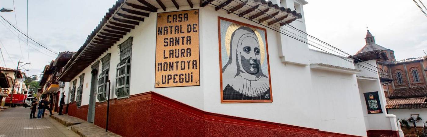 Esta es la casa de la Santa Madre Laura que fue hurtada. FOTO: CAMILO SUÁREZ