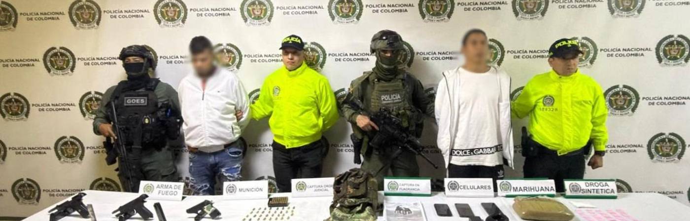 Alias Soldo fue capturado en el barrio Villa Turbay, en la comuna 8 - Villa Hermosa. FCTO: CORTESÍA POLICÍA 