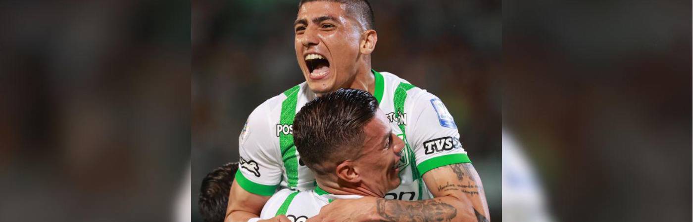 Definición del argentino Juan Francisco Bauzá para abrir el marcador. /FOTO: MANUEL SALDARRIAGA