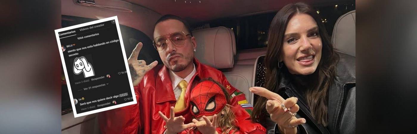 Seguidores de la argentina dicen que está dejando pistas en sus videos de Tiktok. FOTOS: INSTAGRAM @JBALVIN Y CAPTURA DE VIDEO DE TIKTOK @VALENTINAFERRER