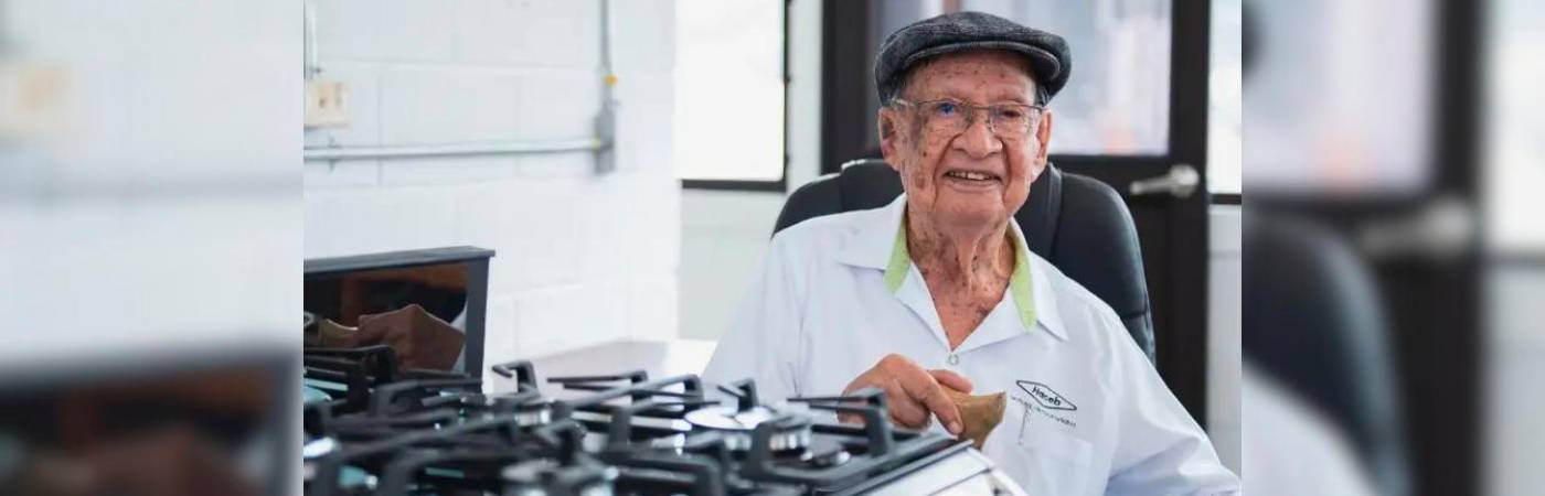 José María Acevedo, fundador de Haceb, falleció a los 106 años de edad. /FOTO: HACEB 
