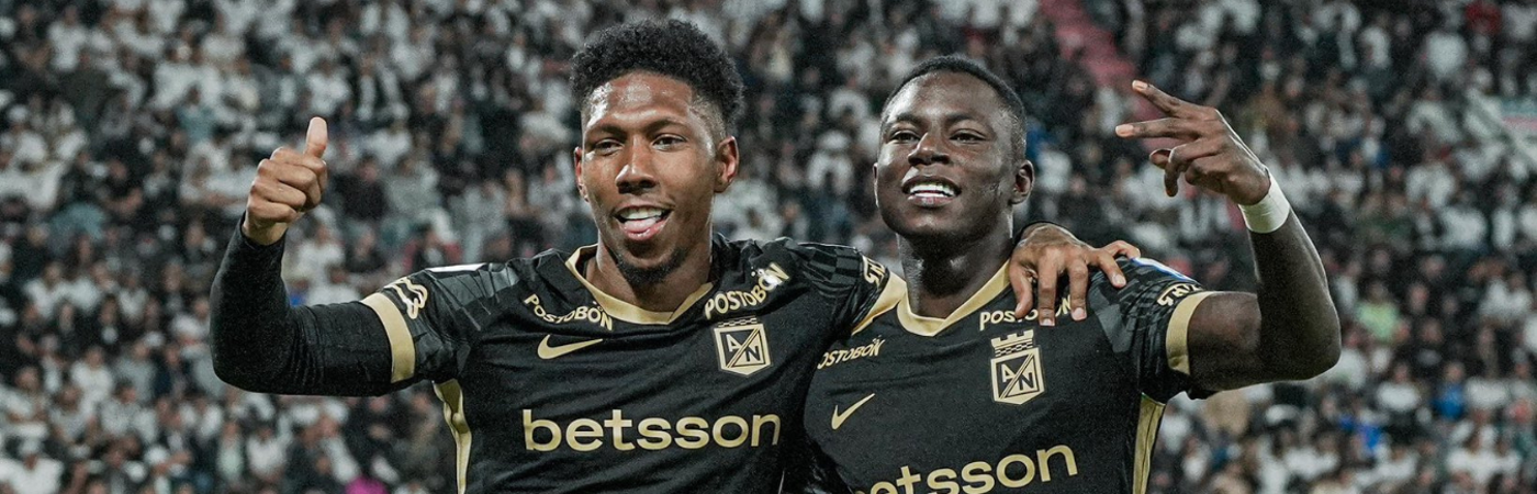 Joan Castro y Marino Hinestroza. / FOTO: ATLÉTICO NACIONAL