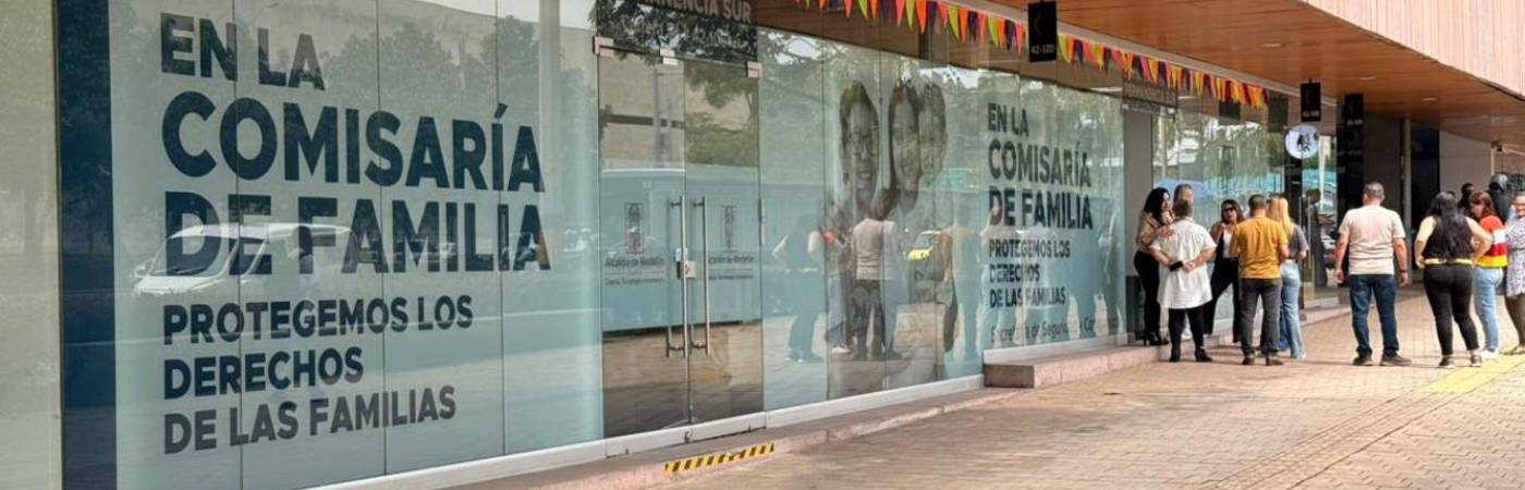 Las comisarías de familia prestan servicios gratuitos a toda la comunidad. FOTO: CORTESÍA ALCALDÍA DE MEDELLÍN 