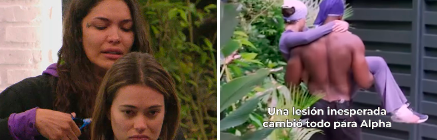 Camila fue la mujer a la que le tocó el castigo de raparse este año en el ’Desafío’ /FOTOS: CAPTURAS DE VIDEO