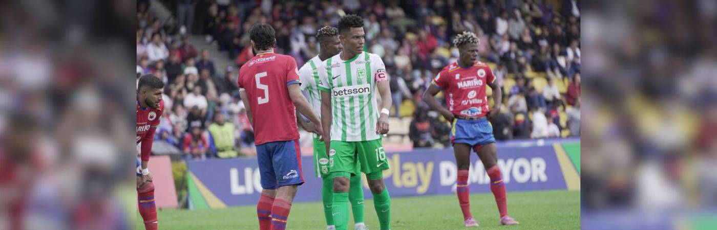 Sufrido empate consiguieron Nacional y Pasto en el estadio La Libertad. Los Verdes aplazaron su clasificación a los cuadrangulares semifinales para buscarla en el tradicional clásico paisa ante el DIM. / FOTO: CORTESÍA ATLÉTICO NACIONAL.