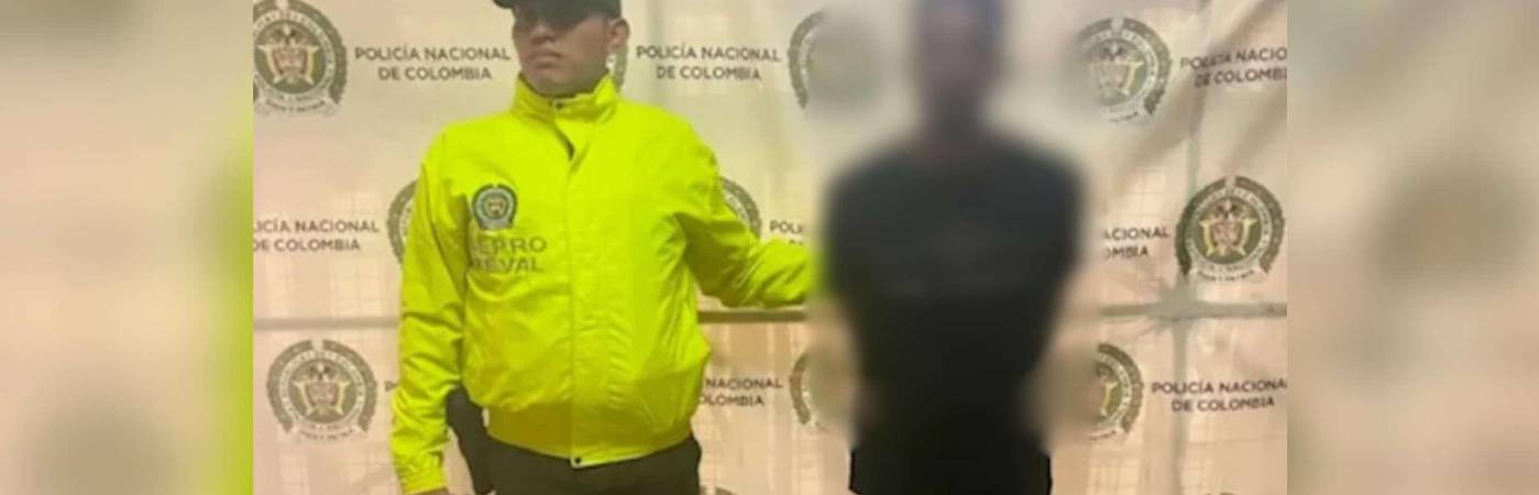 El sujeto fue capturado en octubre de 2023. /FOTO: CORTESÍA - ARCHIVO