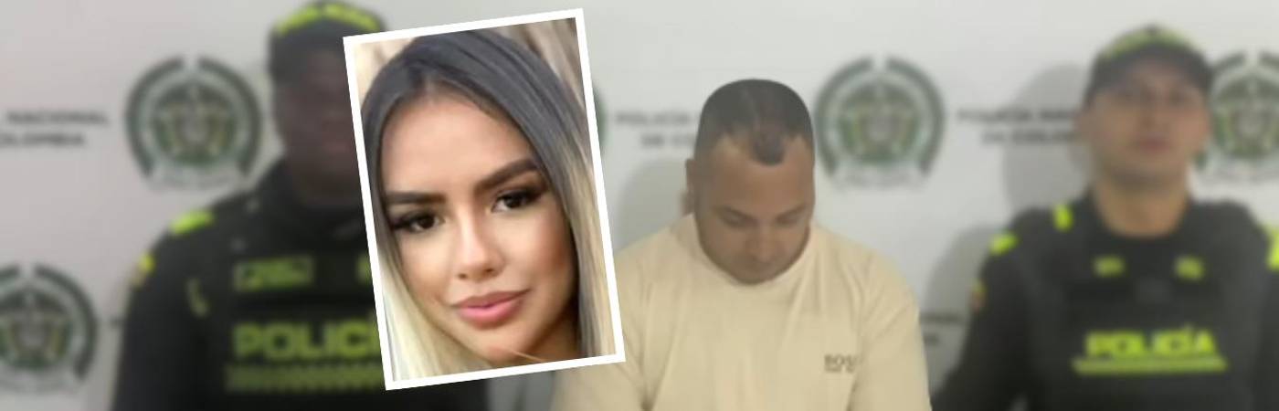 Maria Camila Díaz (detalle) colombiana desaparecida en México hace 13 meses y Edgar Taborda, señalado coordinador de red de trata de personas entre Colombia y México. FOTO: REDES SOCIALES Y NOTICIAS CARACOL