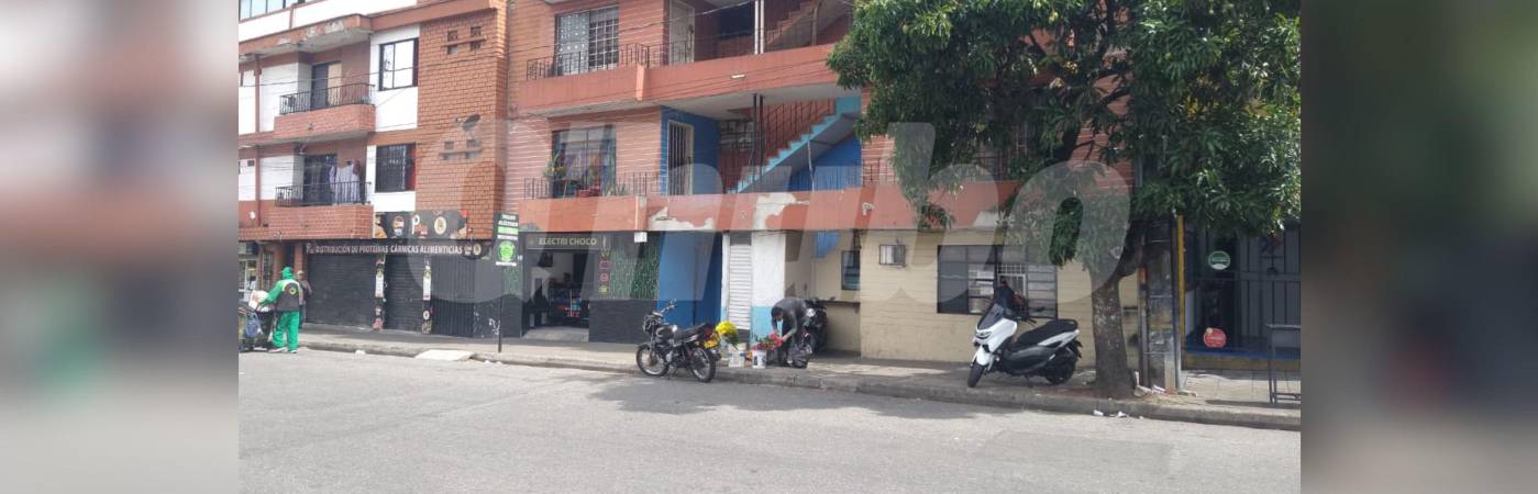 En este edificio, ubicado en la calle 59 con la carrera 51, ocurrió el crimen. FOTO: GUILLERMO LEÓN OSPINA MUÑOZ