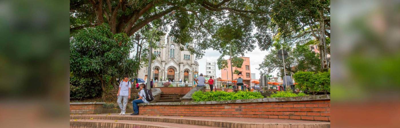 Parque del municipio de La Estrella. /FOTO: ARCHIVO