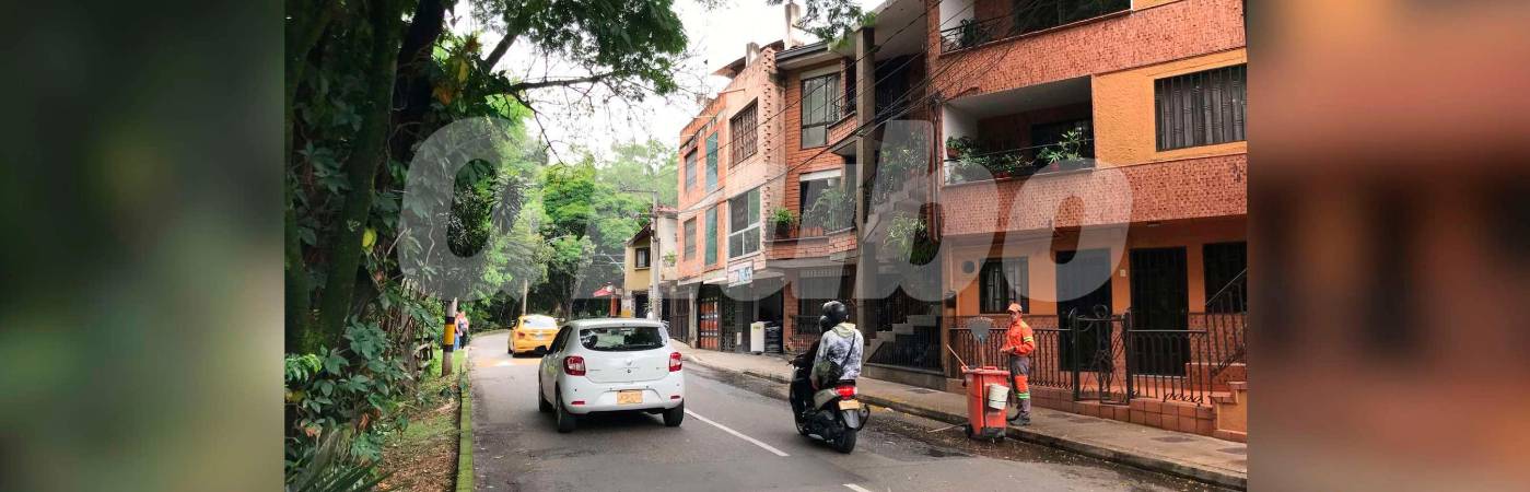En esta cuadra del barrio La Palma queda la casa donde el extranjero fue hallado sin vida. /FOTO: LAURA ROSA JIMÉNEZ VALENCIA