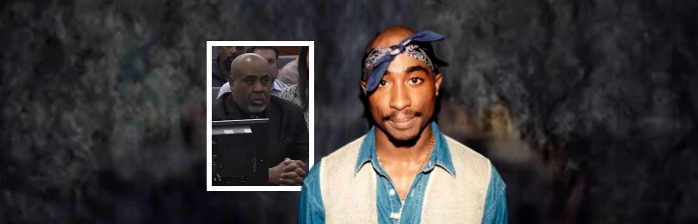 El rapero Tupac Sharuk fue asesinado en 1996 y por ese crimen fue declarado culpable Duane ‘Keffe D’ Davis (detalle). FOTOS: GETTY Y CAPTURA DE VIDEO X @HotNewHipHop