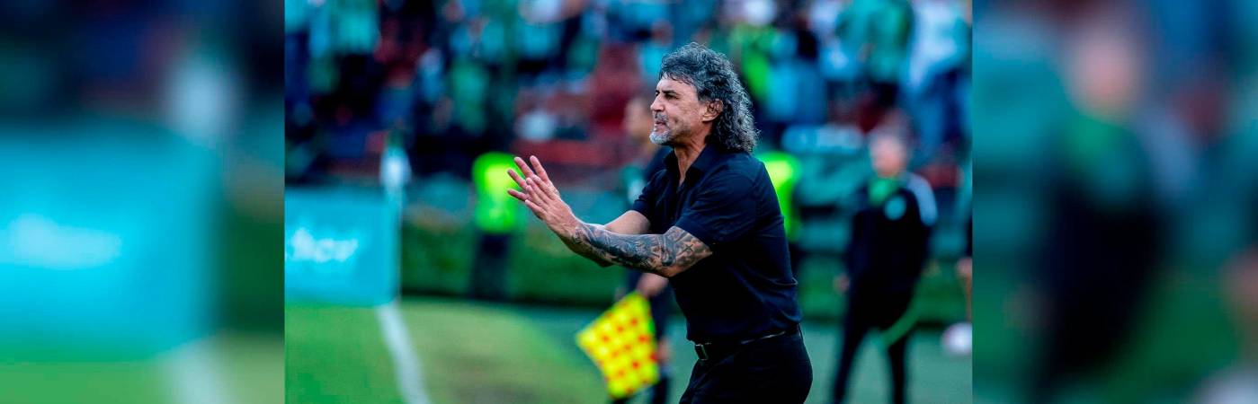 Leonel Álvarez cuando dirigía a Águilas Doradas. /FOTO: JUAN ANTONIO SÁNCHEZ
