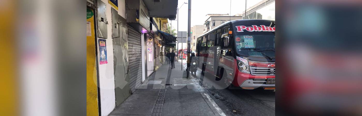 En este punto ocurrió la riña. La víctima cayó muerta en este andén. FOTO: LAURA ROSA JIMÉNEZ VALENCIA