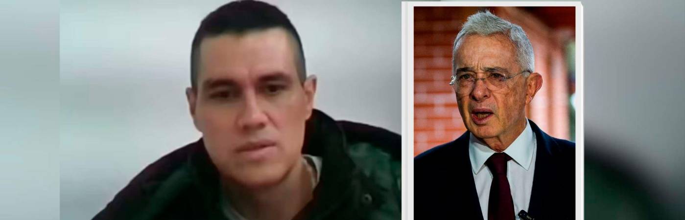 Juan Guillermo Monsalve, testigo contra Álvaro Uribe Vélez. /FOTOS: CAPTURA DE VIDEO Y ARCHIVO