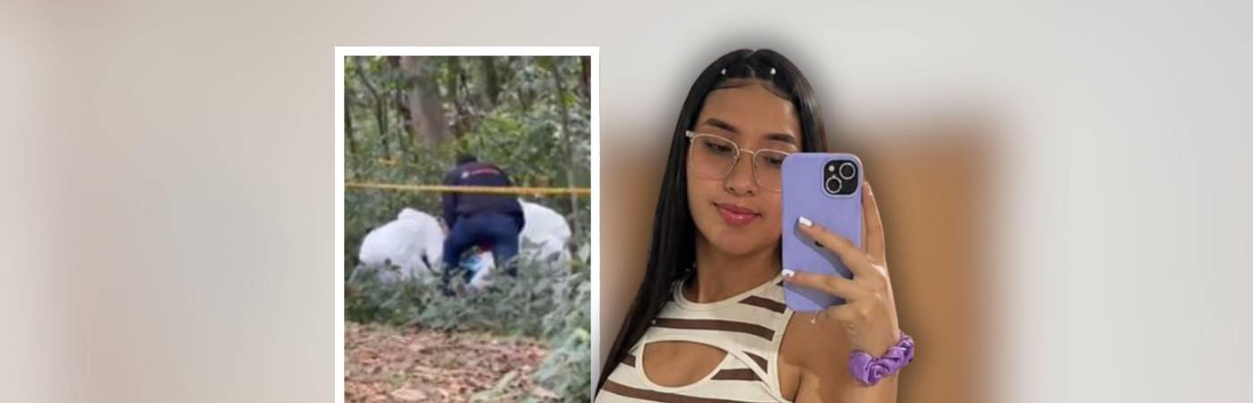 Ella era María Camila Potosí. Desapareció con 8 meses de gestación y fue hallada sin vida y sin su bebé. FOTOS: COLPRENSA Y CAPTURA DE VIDEO