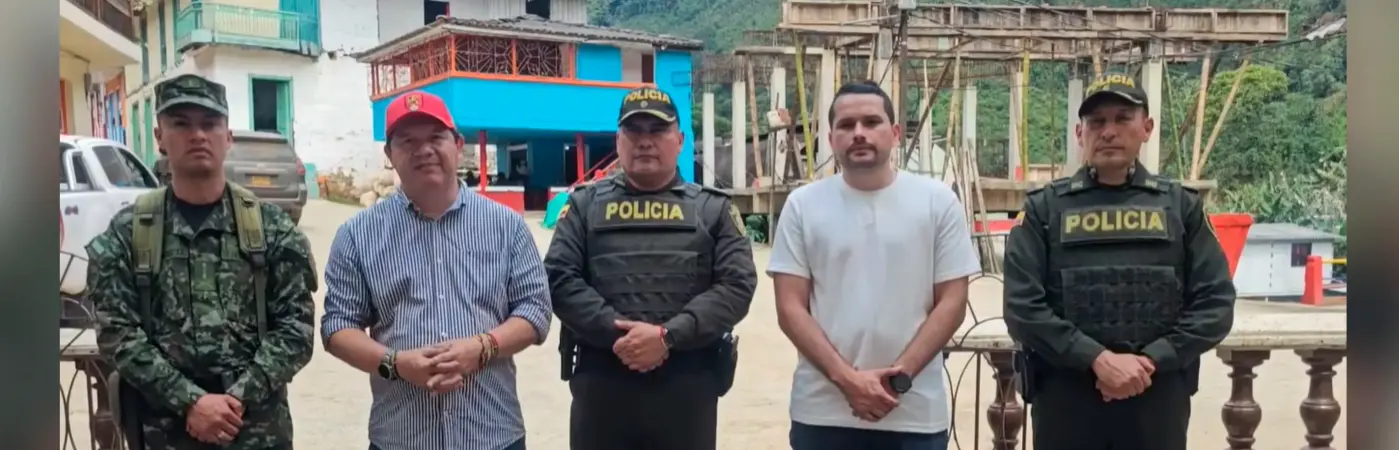 Hasta el corregimiento Santa Inés se desplazaron las autoridades para atender los casos de violencia. /FOTO: CAPTURA DE PANTALLA