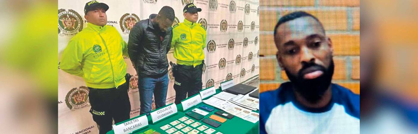 Darwin Ibero Murillo Moreno no aceptó ninguno de los cargos imputados. Él habría usado al menos 30 nombres falsos. /FOTOS: CORTESÍA