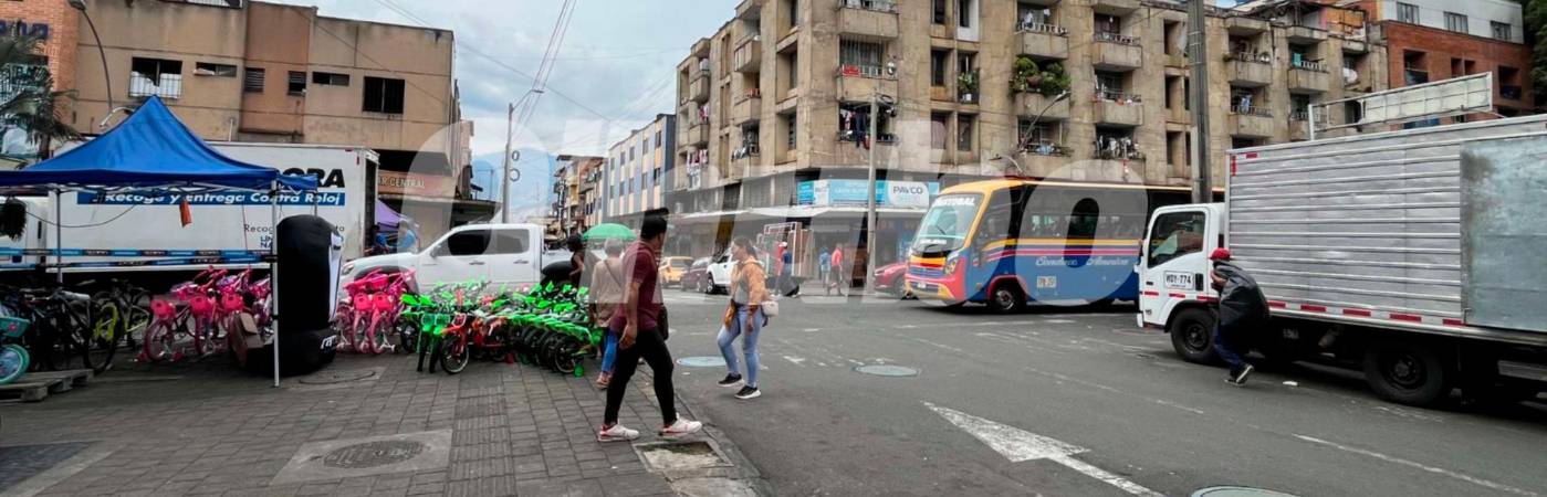 En esta esquina del centro de la ciudad ocurrió el crimen. /FOTO: ANDRÉS FELIPE OSORIO GARCÍA