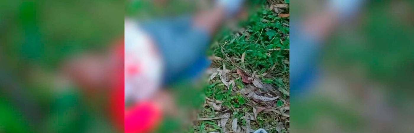Así fue hallado el cuerpo. /FOTO: CORTESÍA
