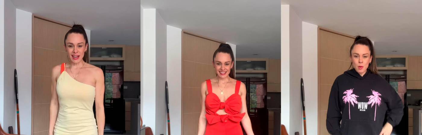 Algunas de las prendas del clóset de Daniela Ospina, que están en venta. /FOTO: CAPTURA DE PANTALLA INSTAGRAM @lomioestuyocol