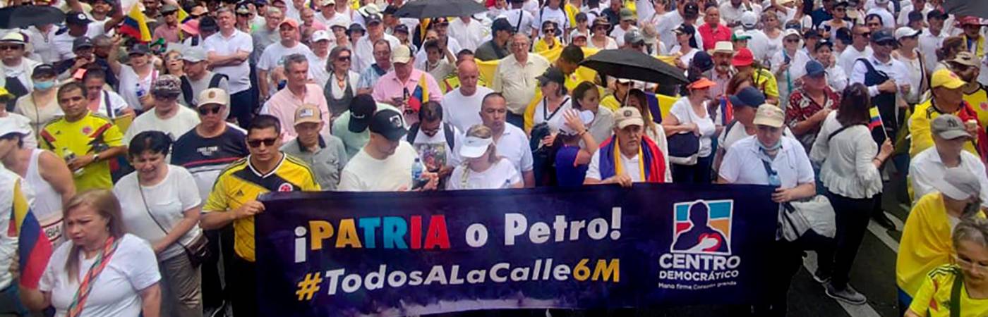 EN FOTOS: Marcha contra el Gobierno Petro se vivió sin alteraciones en Medellín