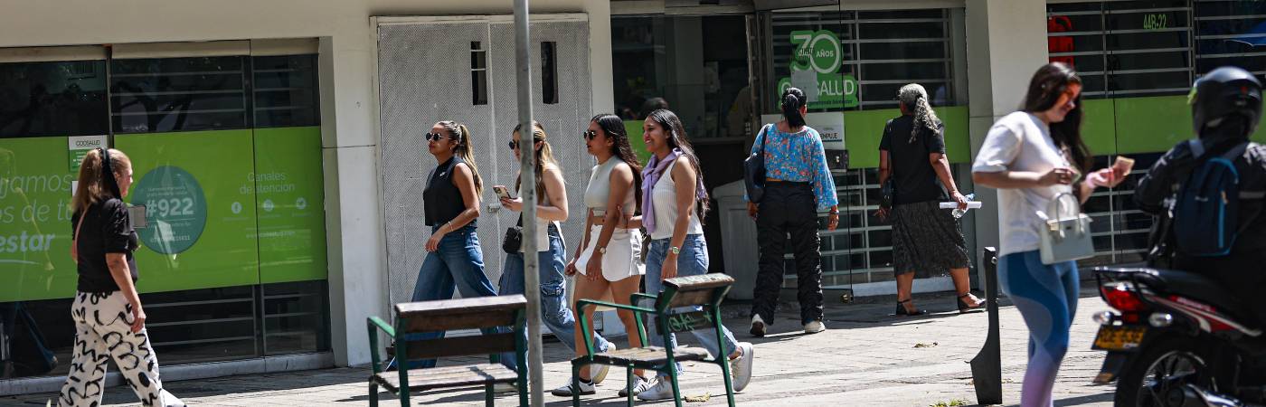 CooSalud de la carrera 70, barrio Florida Nueva. FOTO: MANUEL SALDARRIAGA QUINTERO