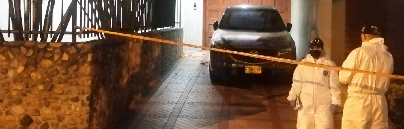 El crimen sucedió el 10 de marzo de 2022 en la frontera de los barrios Laureles y Las Acacias, en el occidente de Medellín. /FOTO: MANUEL SALDARRIAGA QUINTERO