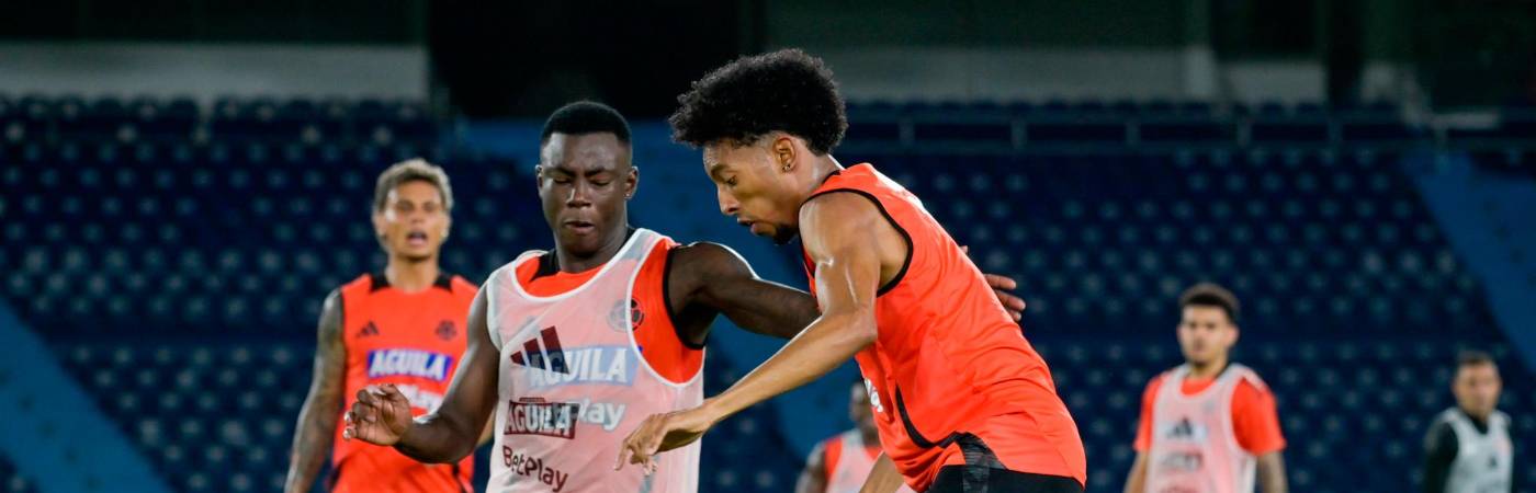 Marino Hinestroza (izq) y Johan Mojica. / FOTO: FCF