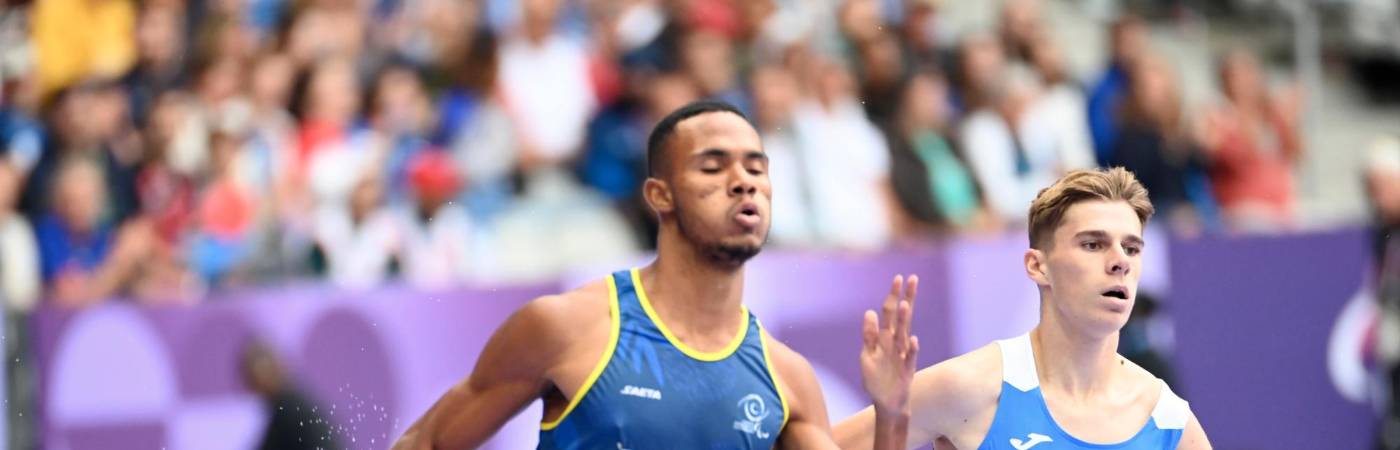 Yeferson Suárez también compite en los 400 metros T37. / FOTO: COMITÉ PARALÍMPICO COLOMBIANO