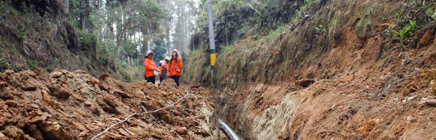 Así avanzan las obras. FOTO: ALCALDÍA DE MEDELLÍN