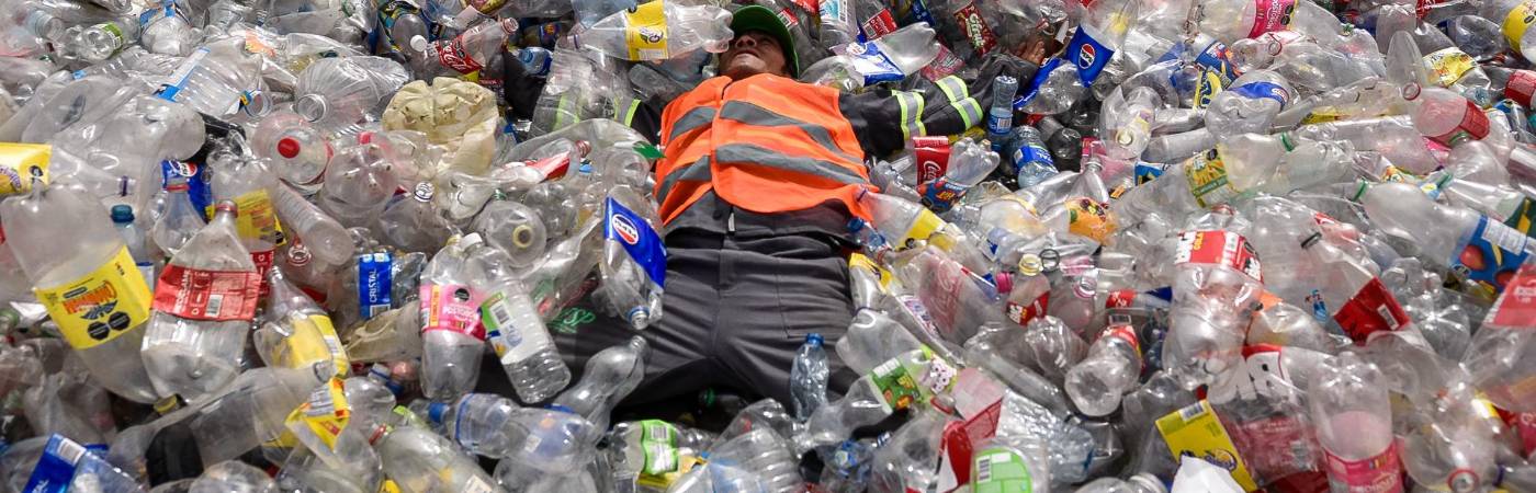 EN IMÁGENES: Mar de plástico en Plaza de Bolívar: recicladores protestaron