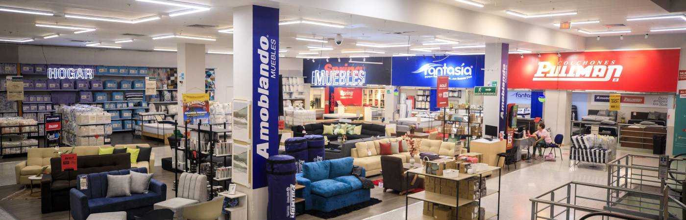 Sección Hogar en tienda Flamingo con exposición de distintas marcas. FOTO: CAMILO SUÁREZ