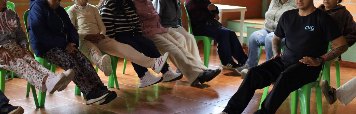 Así se divierten en los Centros de Vida. FOTO: ALCALDÍA DE MEDELLÍN