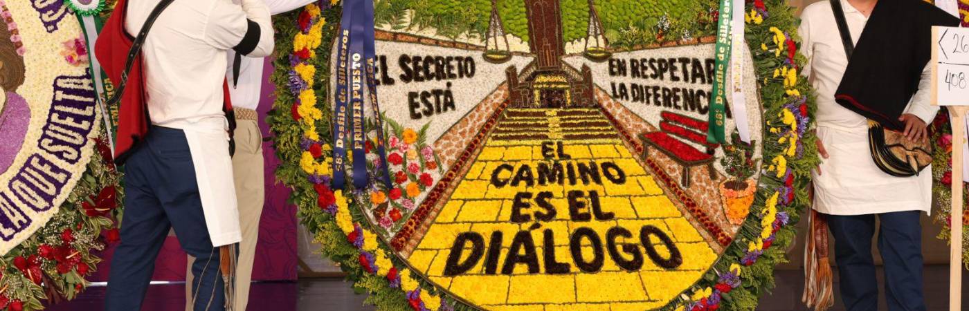 Diego Antonio Londoño, ganador silleta Emblemática. /FOTO: ALCALDÍA DE MEDELLÍN