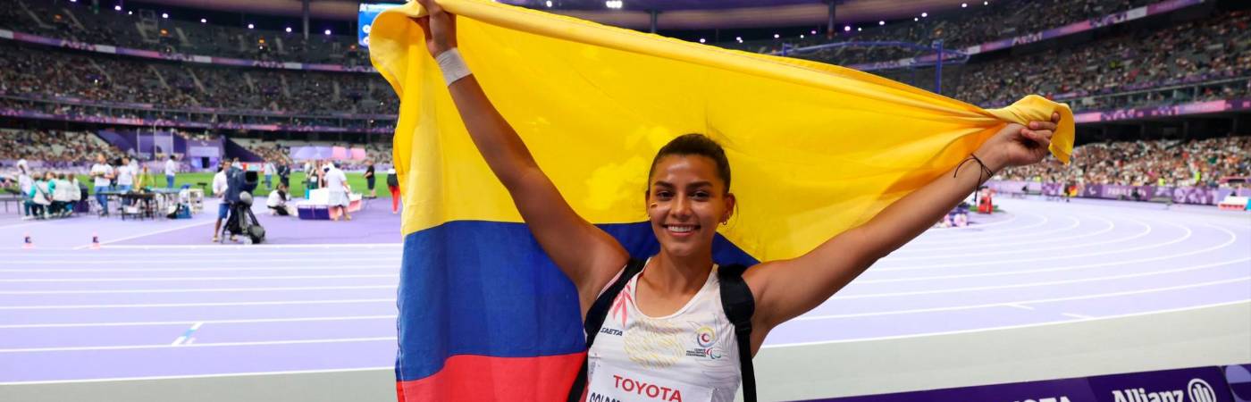 Xiomara Saldarriaga fue otra de las para deportistas que obtuvo un bronce en los Juegos Paralímpicos. / FOTO: COMITÉ PARALÍMPICO COLOMBIANO