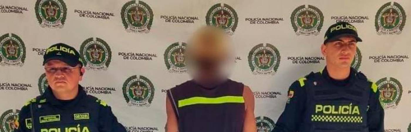 El joven quedó a disposición de las autoridades para su judicialización. / FOTO: CORTESÍA