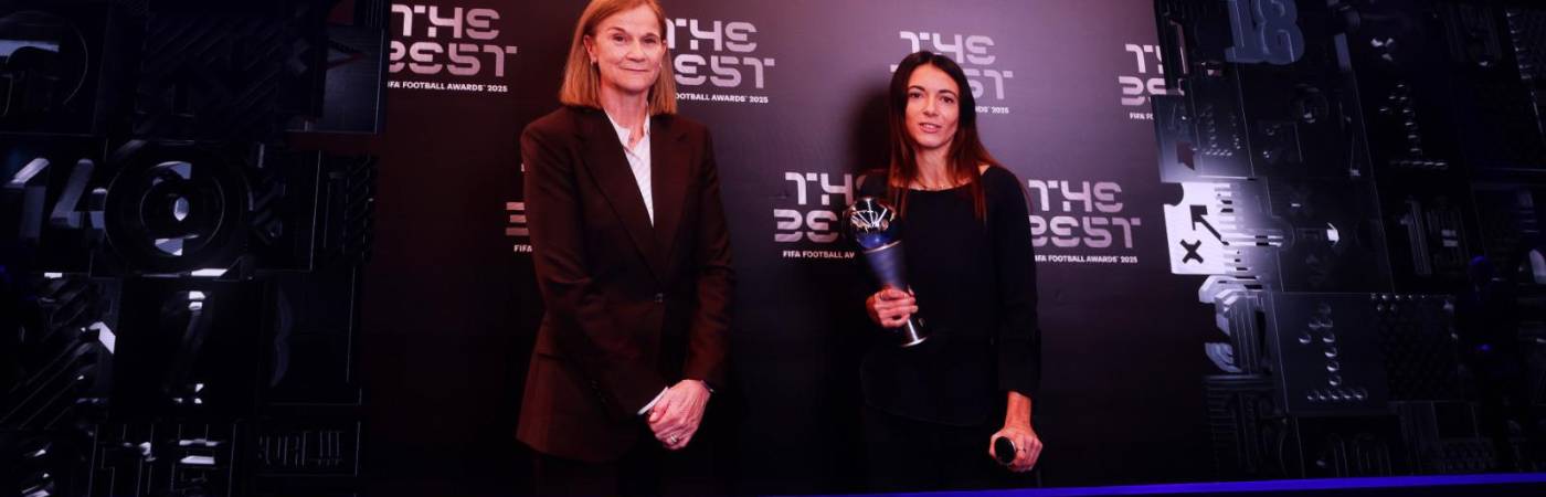 Aitana Bonmatí fue elegida, por tercer año consecutivo, como la mejor jugadora del mundo. FOTO: GETTY IMAGES