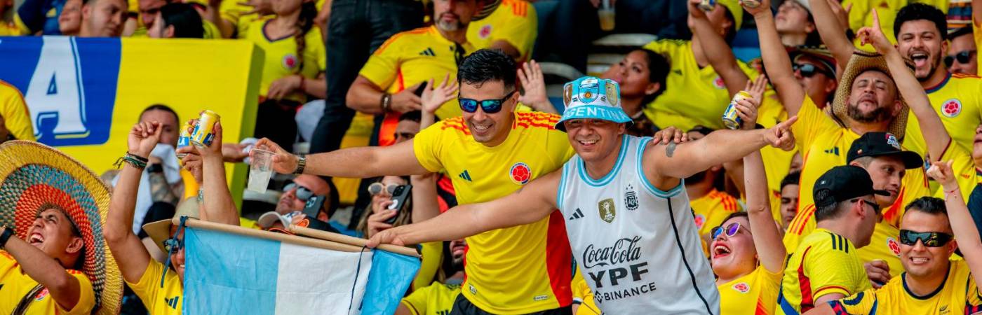 Compartieron entre alegrías y fútbol colombianos y argentinos. /FOTO: JUAN ANTONIO SÁNCHEZ. 