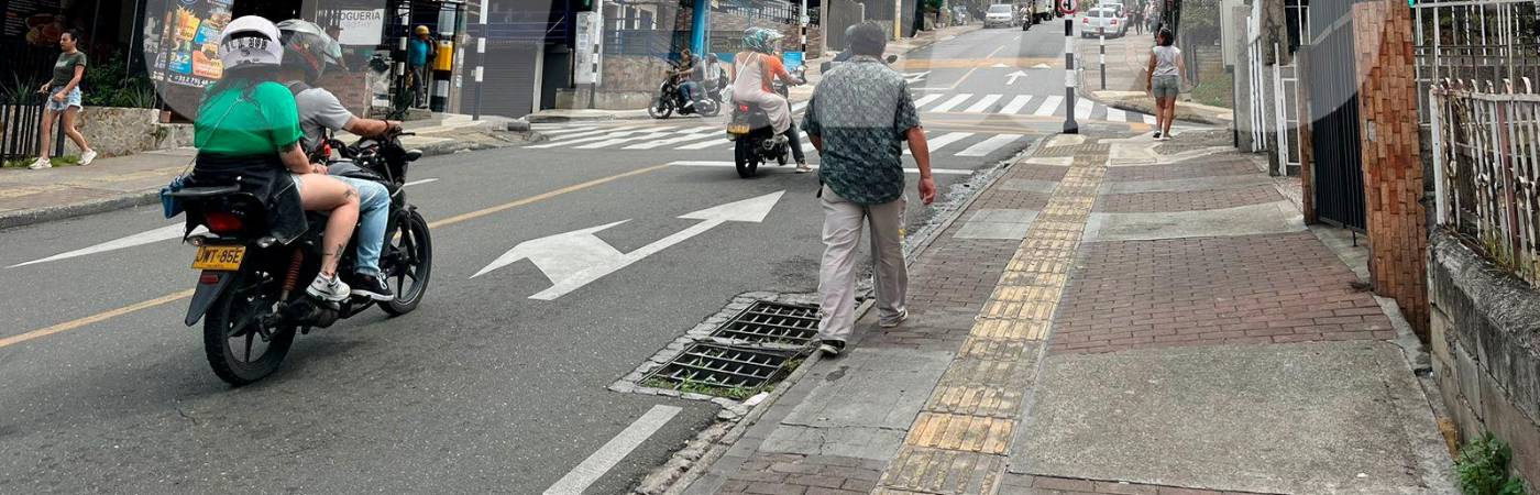 Este es el cruce de la avenida 47B con la diagonal 60 en Niquía, donde ocurrió el crimen. /FOTO: ANDRÉS FELIPE OSORIO GARCÍA