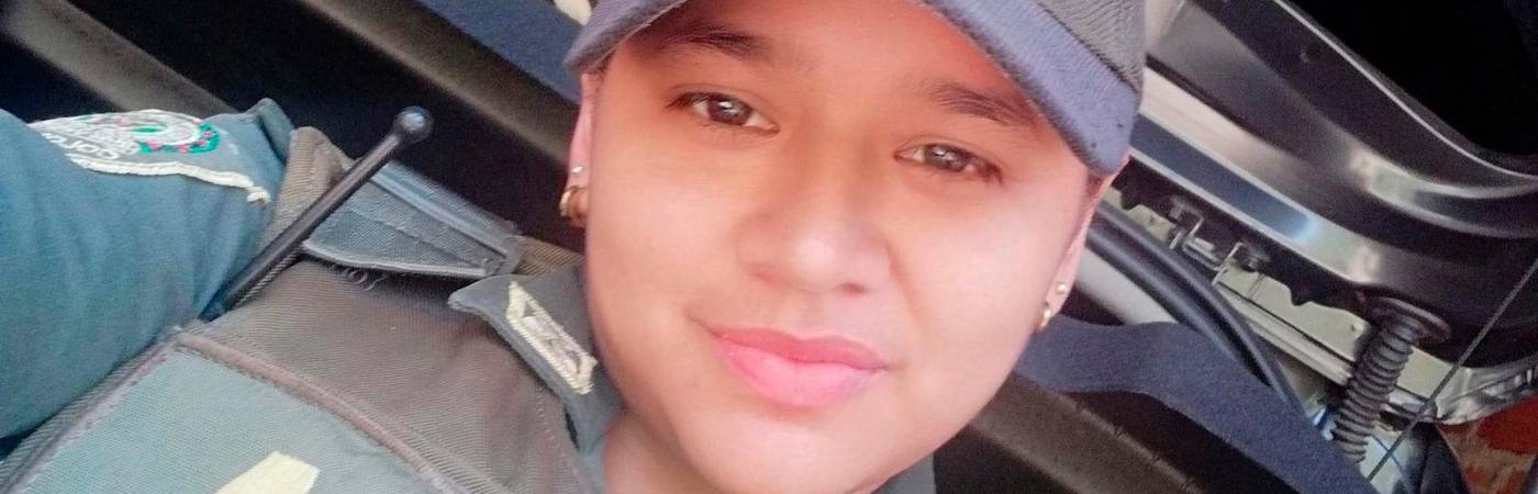 Ella era la patrullera de la Policía Andry Vanessa Merlano Amaya. /FOTO: REDES SOCIALES
