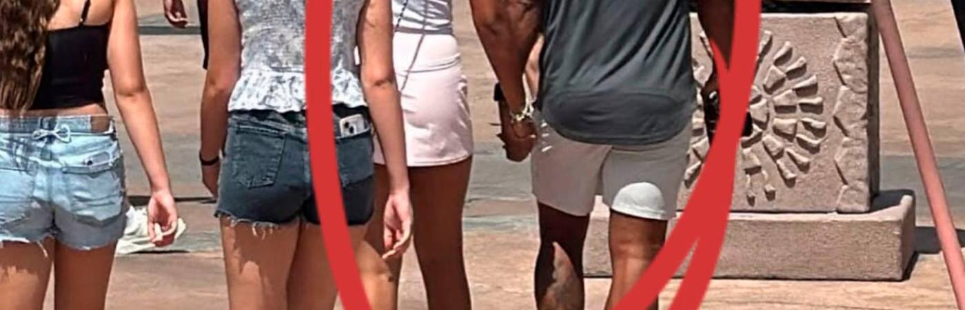 Guarín y Andreina hace unos días de paseo en los parques de Orlando, Florida (Estados Unidos). FOTO: IG @andreinafiallo