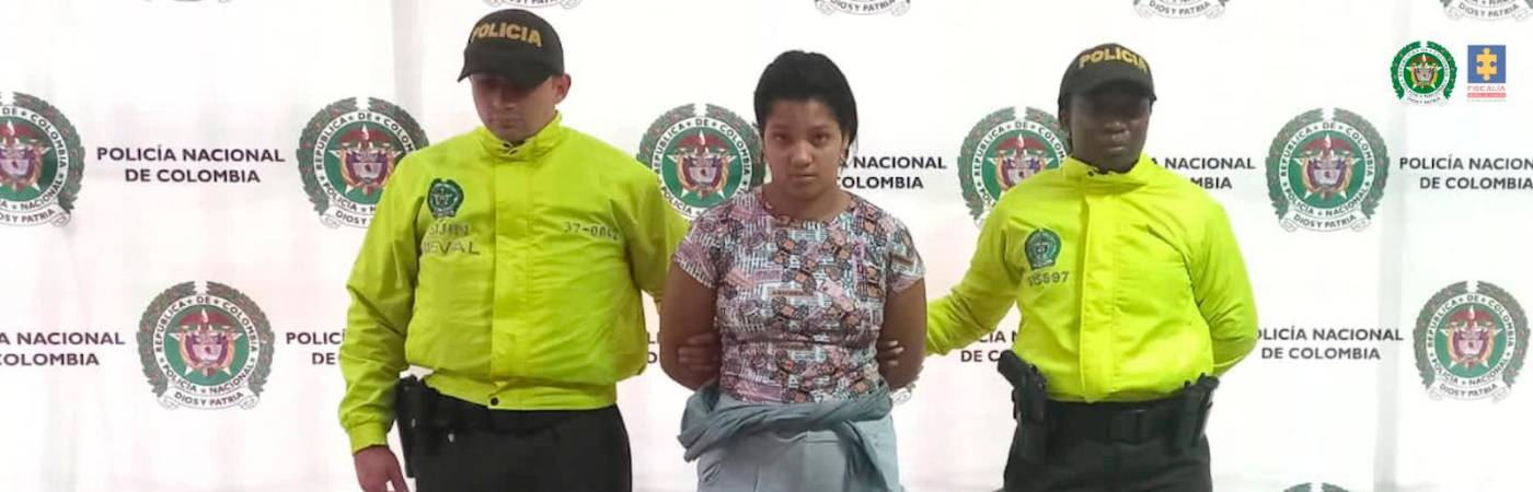 A Luisa Fernanda Lopera Flórez la capturaron en Manrique. /FOTO: CORTESÍA