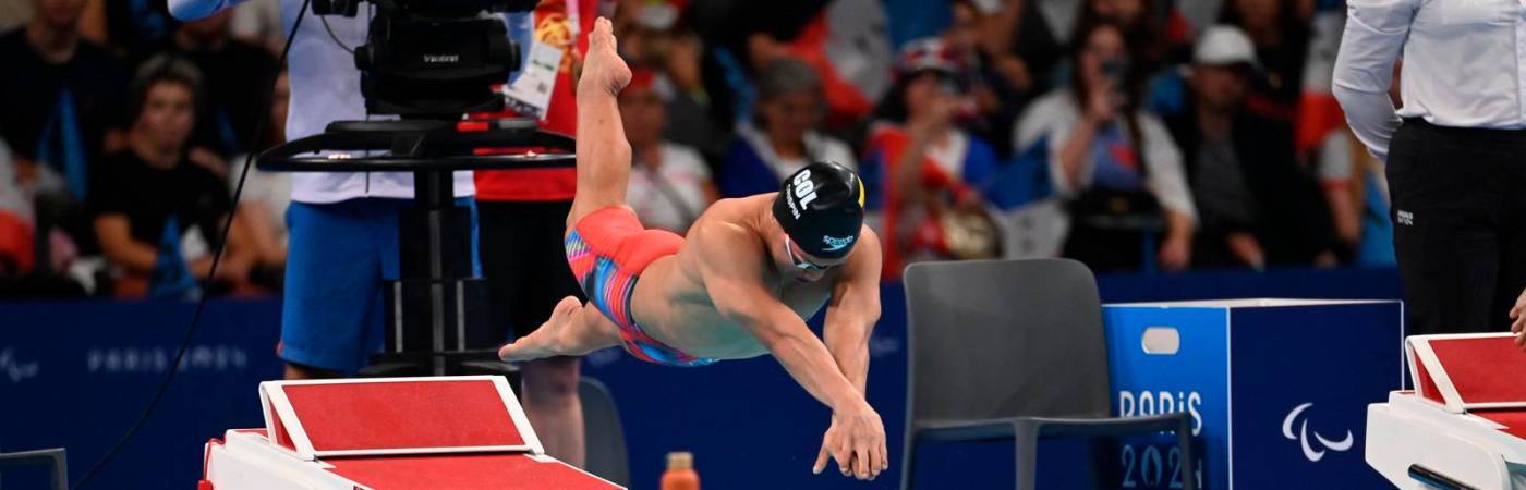 Nelson Crispín es una de las estrellas colombianas en la para natación. / FOTO: COMITÉ PARALÍMPICO COLOMBIANO