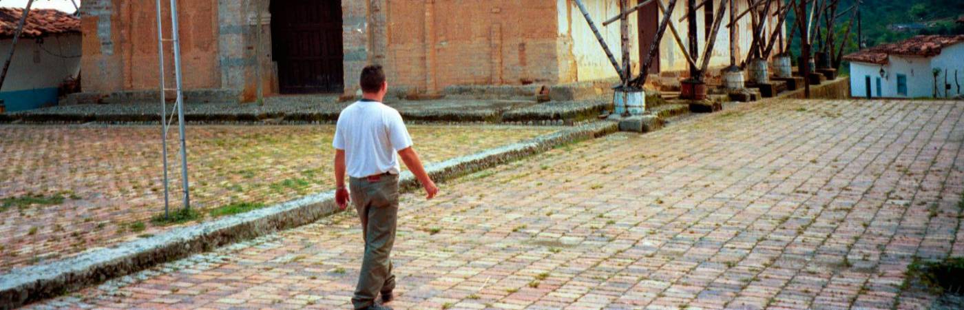 La capilla en proceso de restauración. /FOTO: ARCHIVO - EL COLOMBIANO